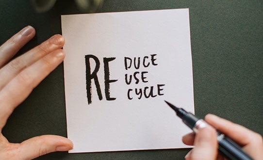 Reduce-Reuse-Recycle