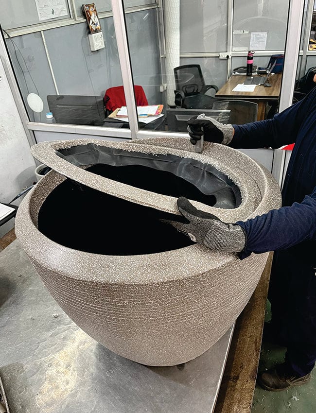 Cutting Extra Material  To Recycle