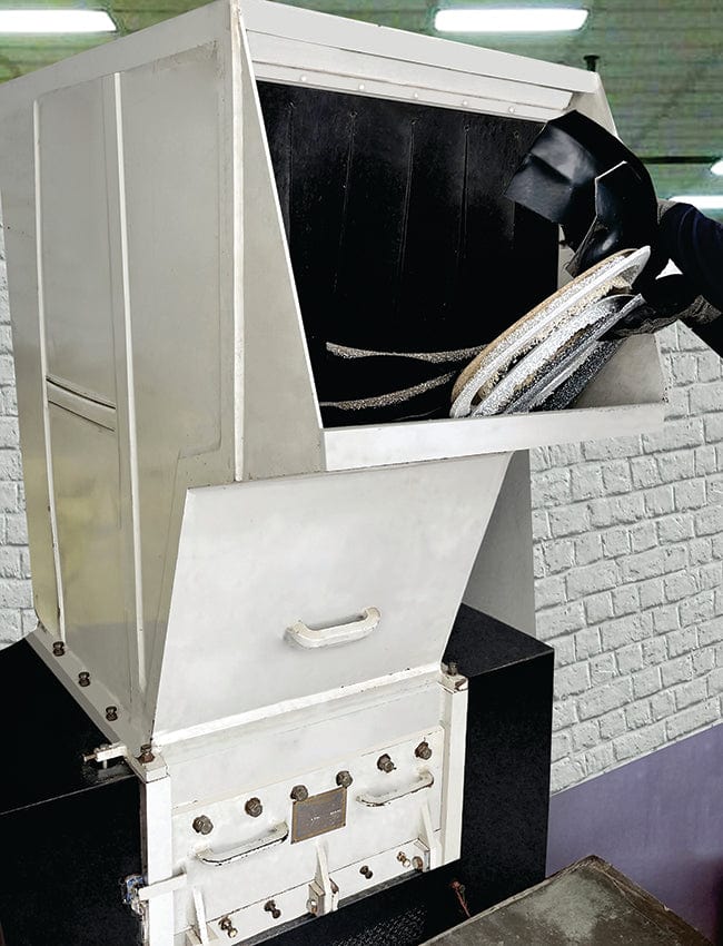 Crushing Waste Material  to Reuse
