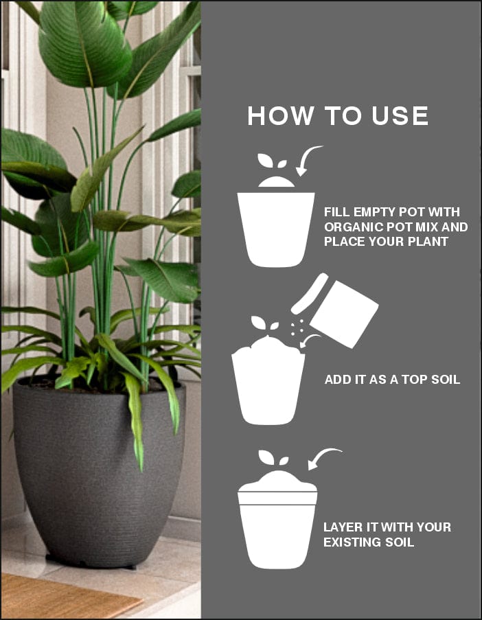 Sereno Accessories 5Kg Pot And Bloom Organic Pot Mix I Pack of 5 Kg