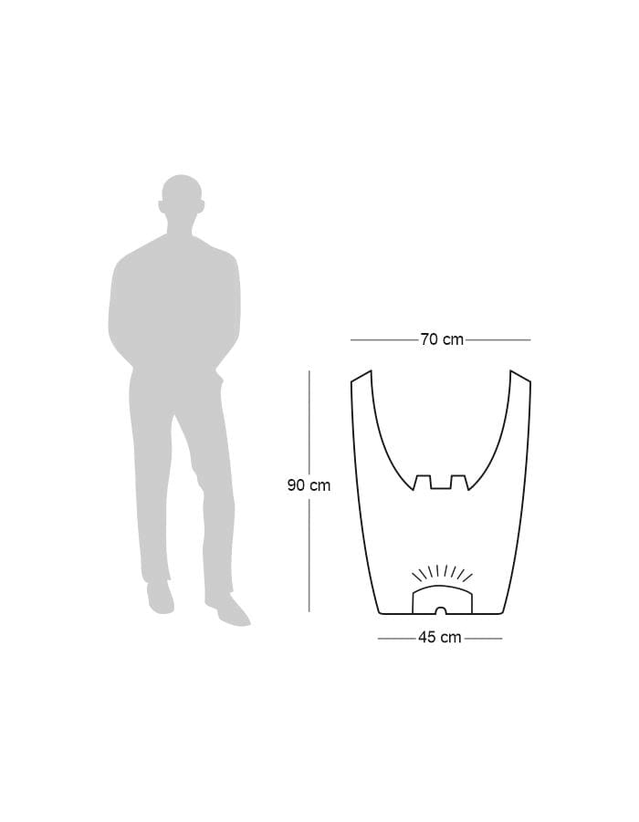 Sereno planters Chiara LED Planter