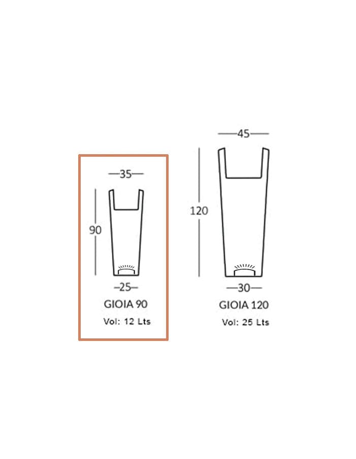 Gioia LED Large Planter