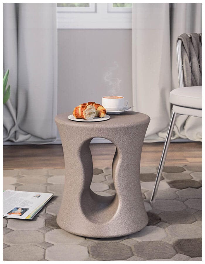 Sereno Stool D35 x H41 / Dholpur Beige SEDE
