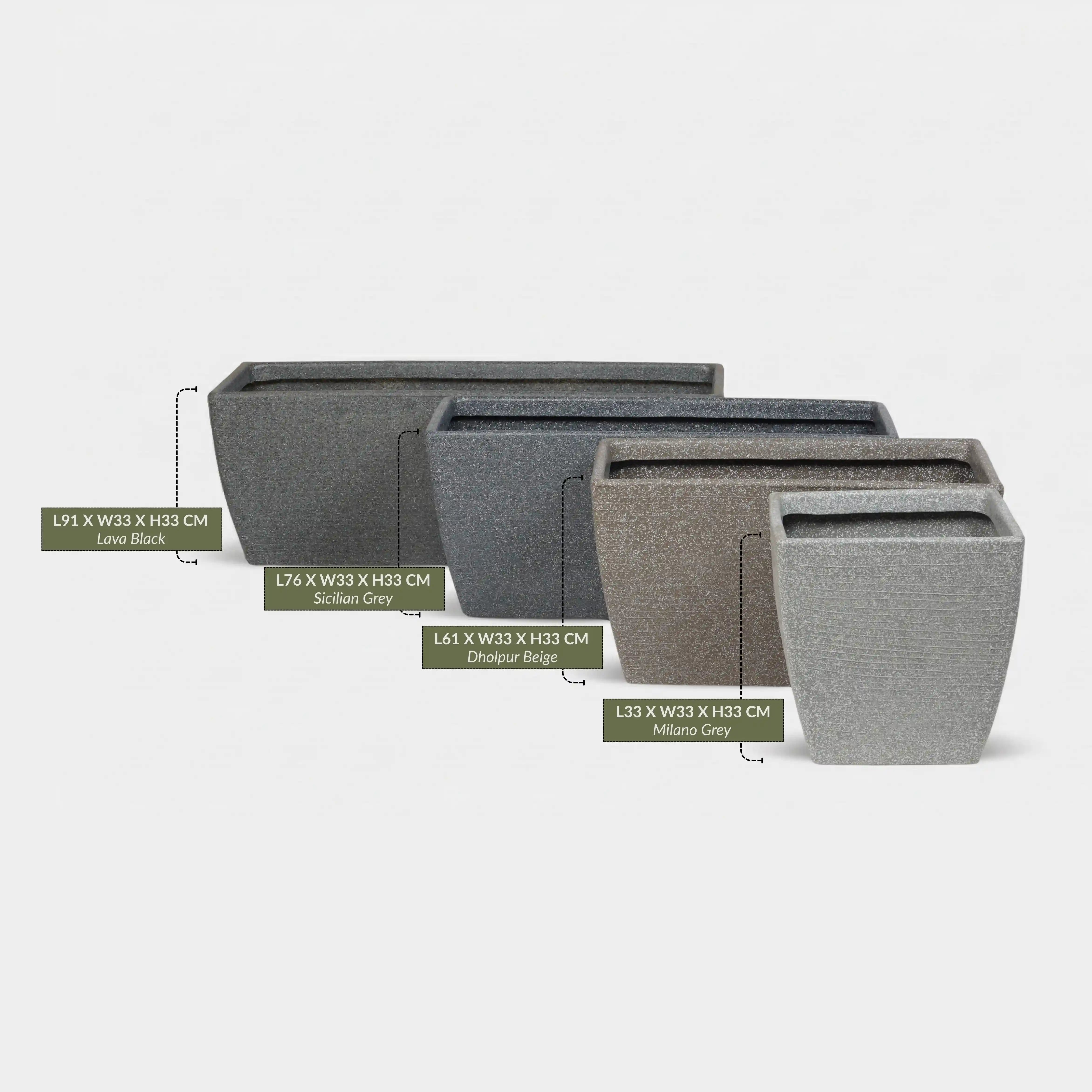 Cluster | L33 X W33 X H33 CM | L61 X W33 X H33 CM | L76 X W33 X H33 CM | L91 X W33 X H33 CM
