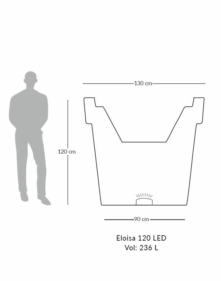 Eloisa LED Planter