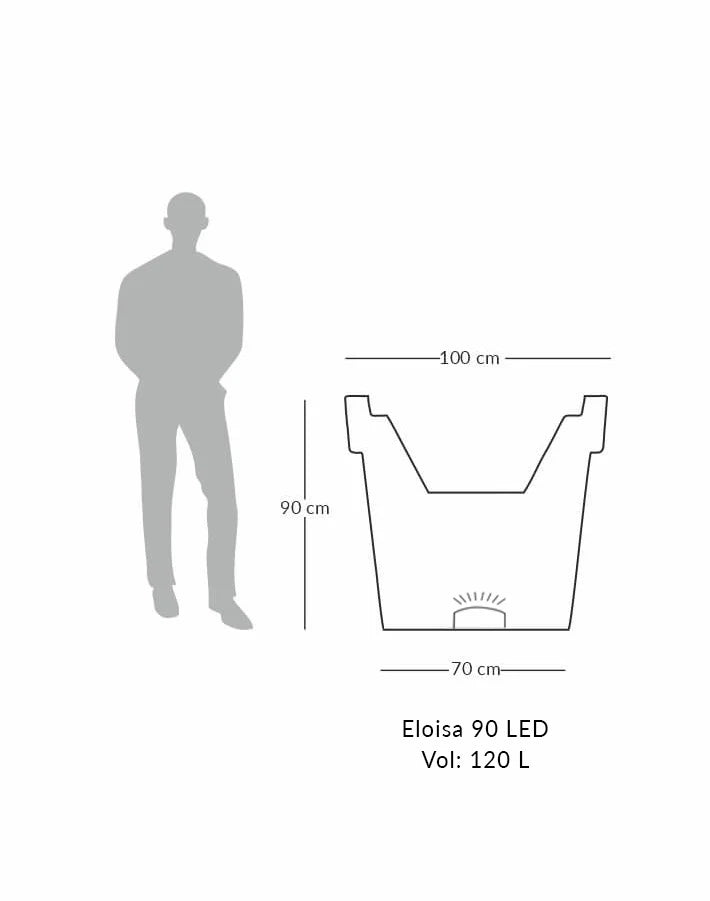 Eloisa LED Planter