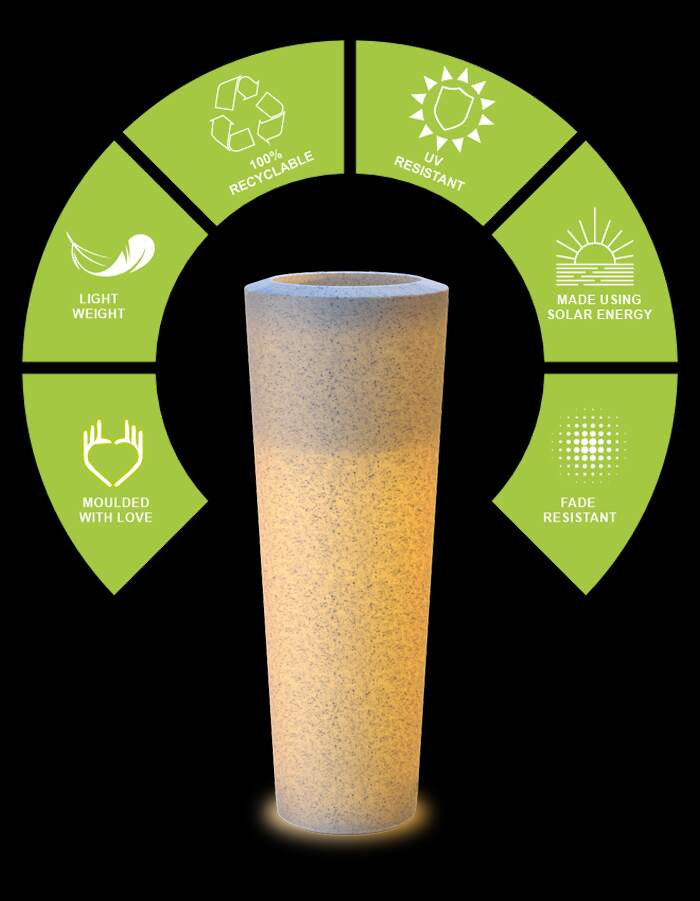 Gioia LED Large Planter