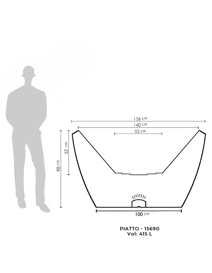 Piatto LED Planter