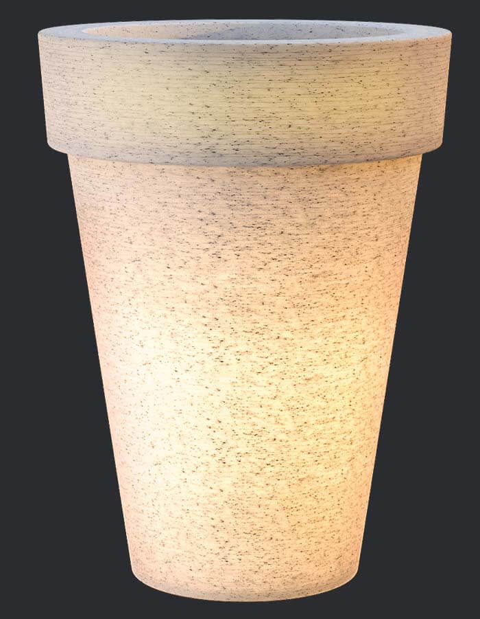 Sereno planters Elena LED Planter