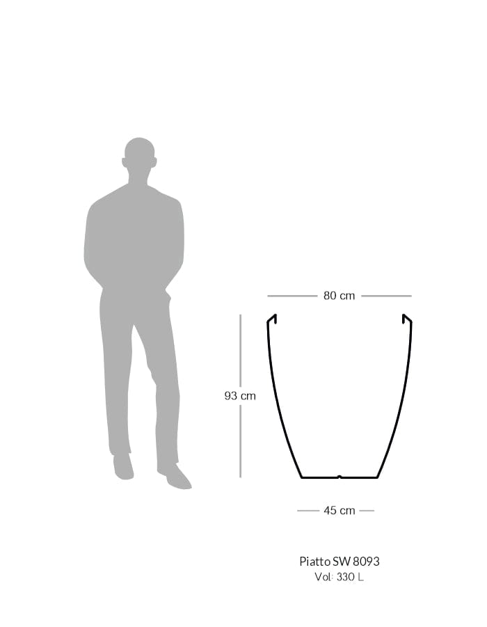 Sereno planters Piatto Slim