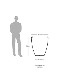 Sereno planters Piatto Slim