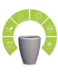 Sereno planters Piatto Slim