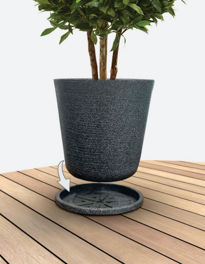 Sereno planters Tray Round Bottom Tray