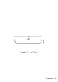 Sereno planters Tray Round Bottom Tray