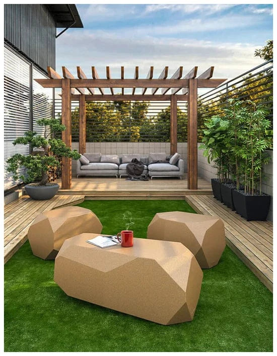 Sereno Stool L100 X W50 X H40CM / Baltic Brown Piero Seater