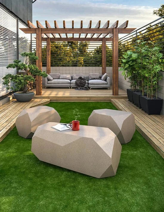 Sereno Stool L100 X W50 X H40CM / Dholpur Beige Piero Seater