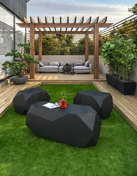 Sereno Stool L100 X W50 X H40CM / Panther Black Piero Seater