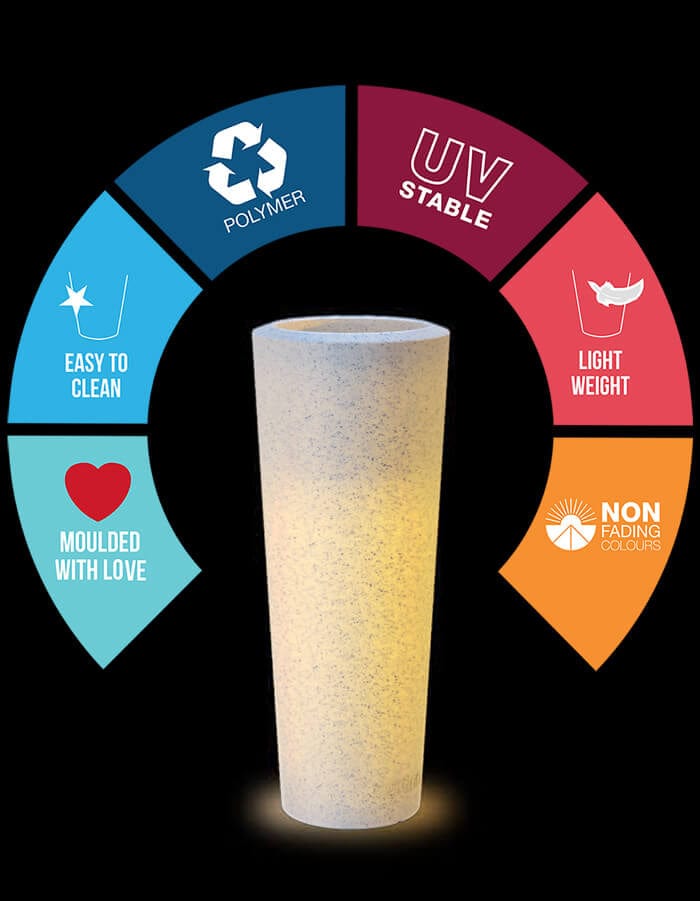 Gioia LED Large Planter