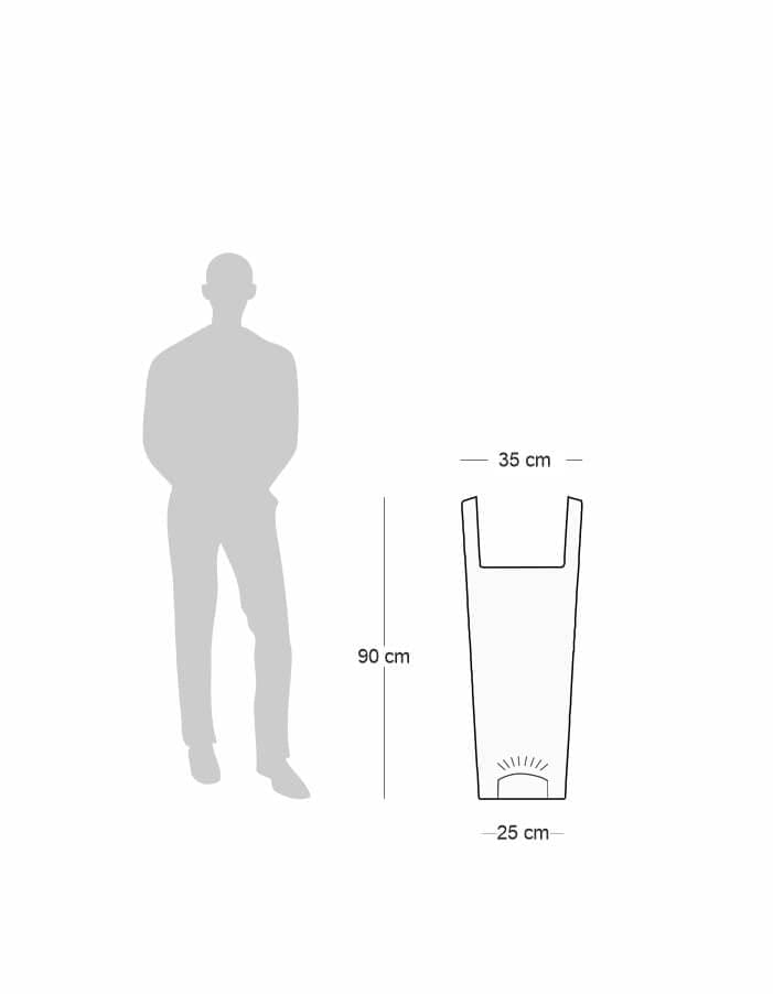 Gioia LED Large Planter