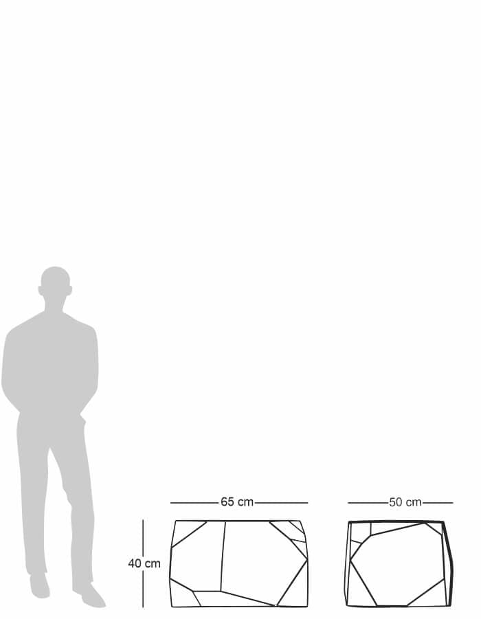 Sereno LED Furniture Piero Large LED Seater.