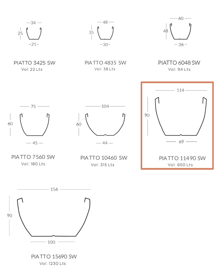 Piatto Extra Large Planter