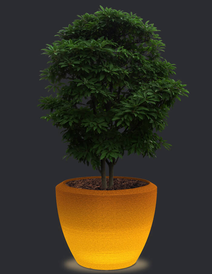 Piatto LED Extra Large Planter