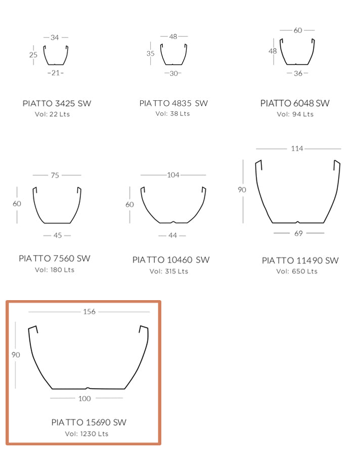 Piatto Extra Large Planter