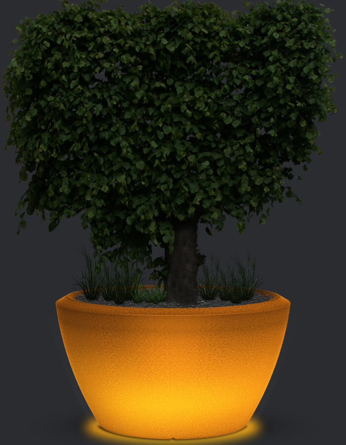 Piatto LED Planter