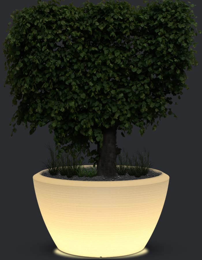 Piatto LED Planter