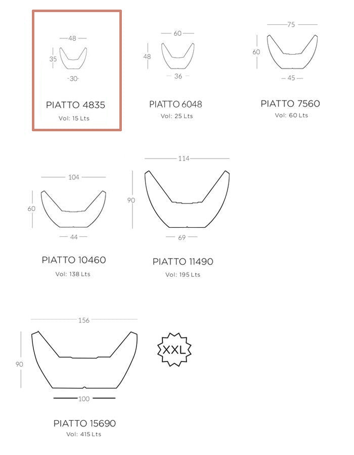 Piatto LED Planter