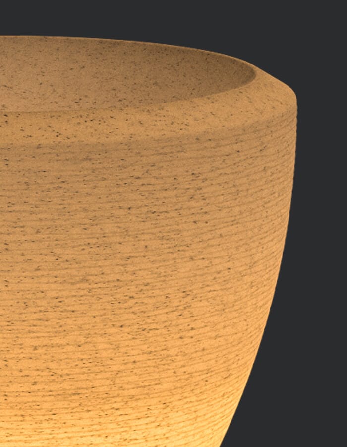 serenodelhi planters Piatto Large LED Planter