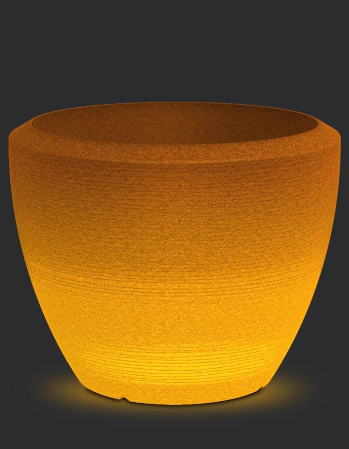 serenodelhi planters Piatto LED Extra Large Planter