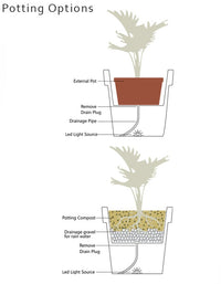 Eloisa LED Planter