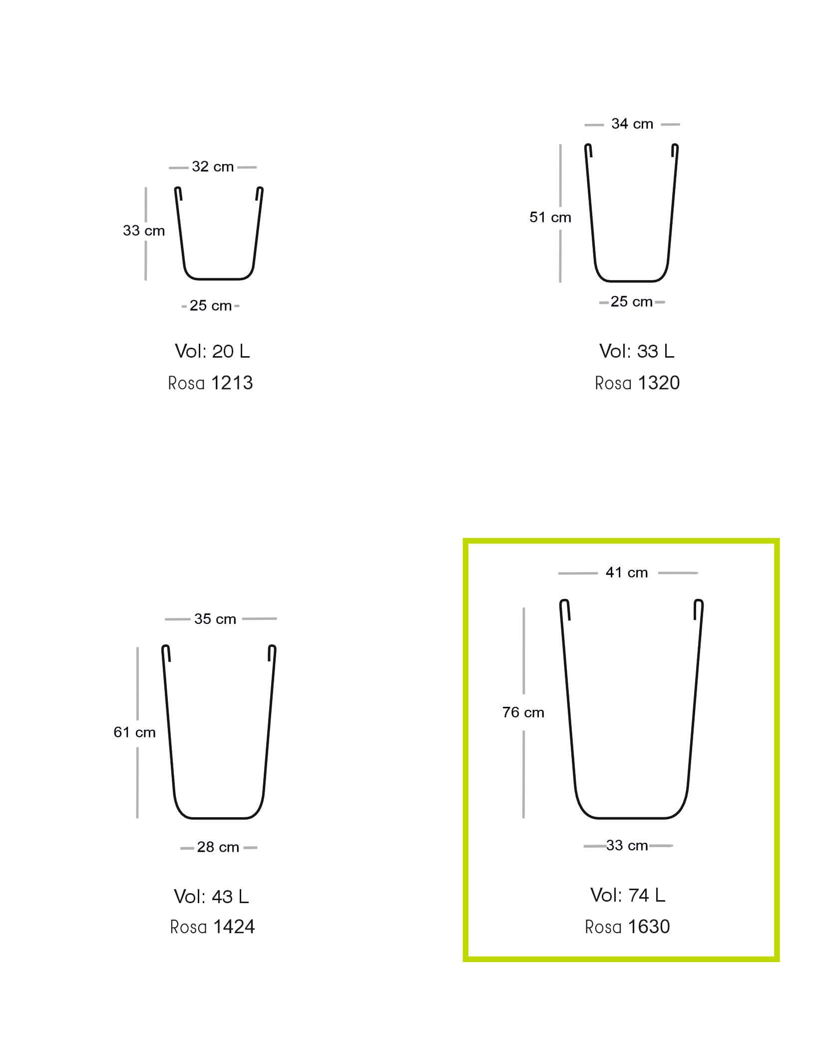 ROSA - Large Planter Combo (pack of 2)