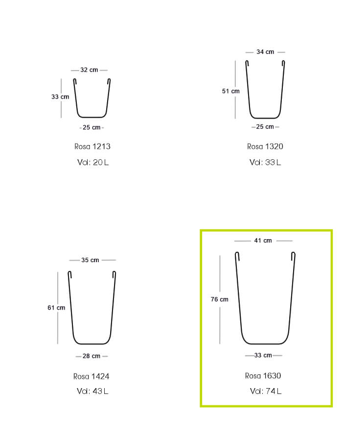 ROSA - Large Planter Combo (pack of 2)